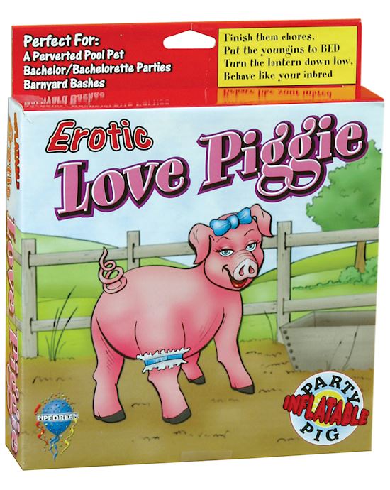 Erotic Love Piggie Blow-up Love Pig