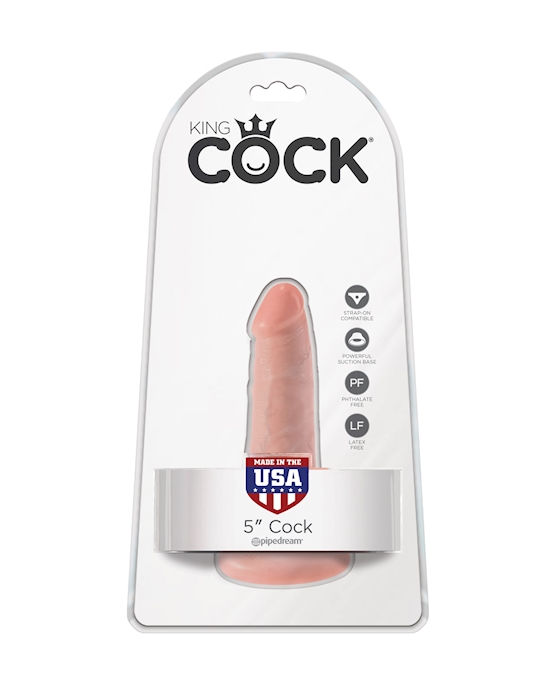 King Cock 5 Inch Suction Cup Dildo