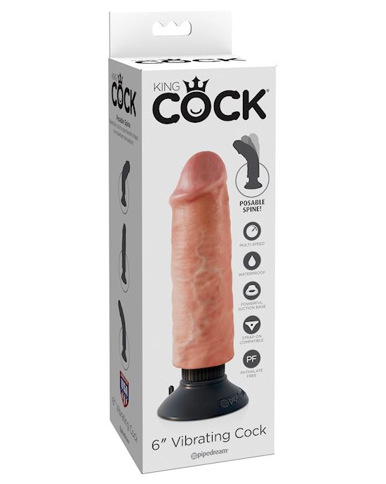 King Cock 6 Vibrating Cock