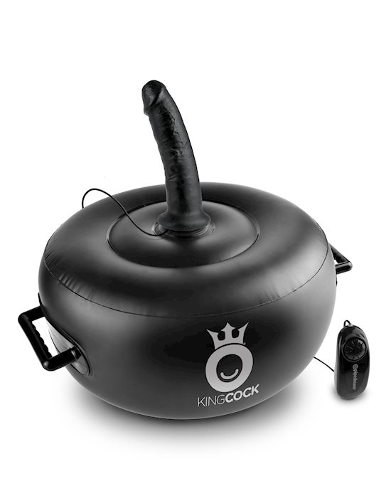 King Cock Deluxe Vibrating Inflatable Hot Seat