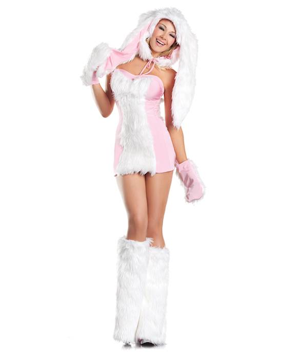 5 Piece  Blushing Bunny  Costume  SM