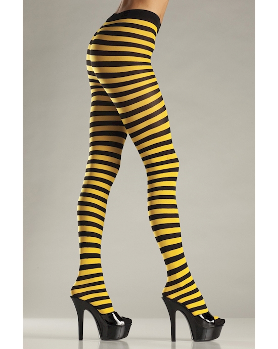 Striped Delight Pantyhose