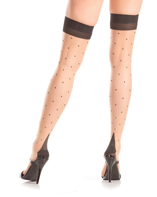 Cuban Heel With Thigh Highs