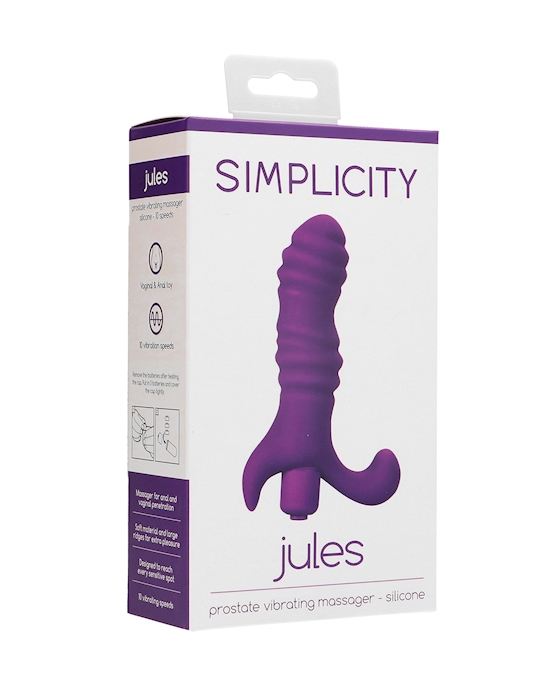 Jules G-spot Vibrating Massager - Purple