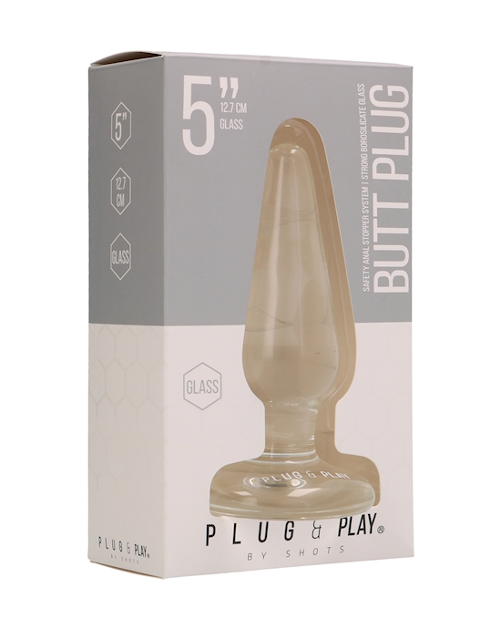 Butt Plug - Rounded - Glass