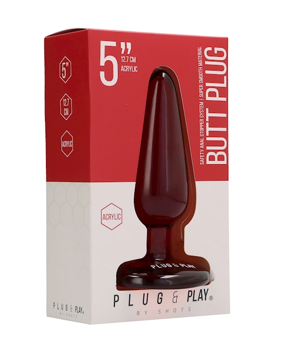 Butt Plug - Rounded - Glass