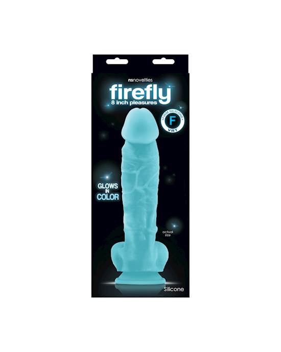 Firefly Glow Dildo - 8 Inch