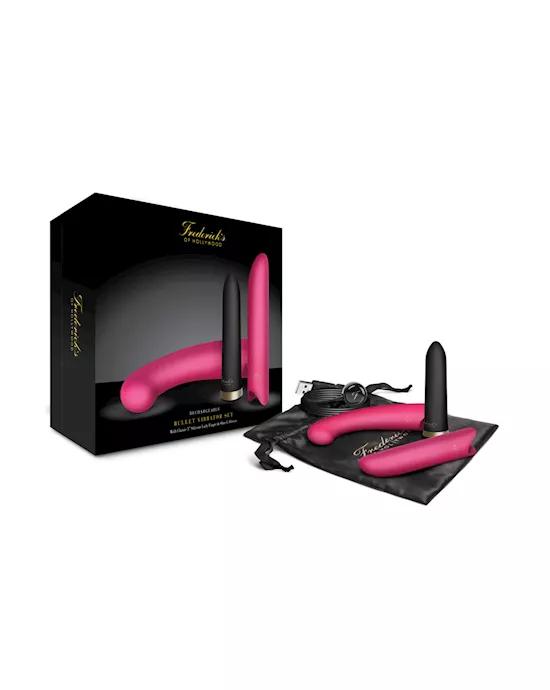 Fredericks Of Hollywood Rechargeable Bullet Lady Finger and G Sleeve