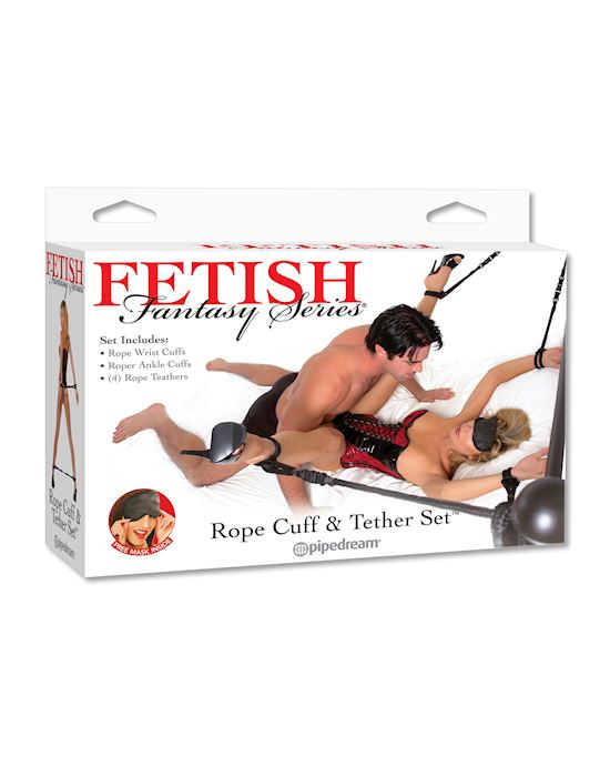 Ff Rope Cuff And Teather Set