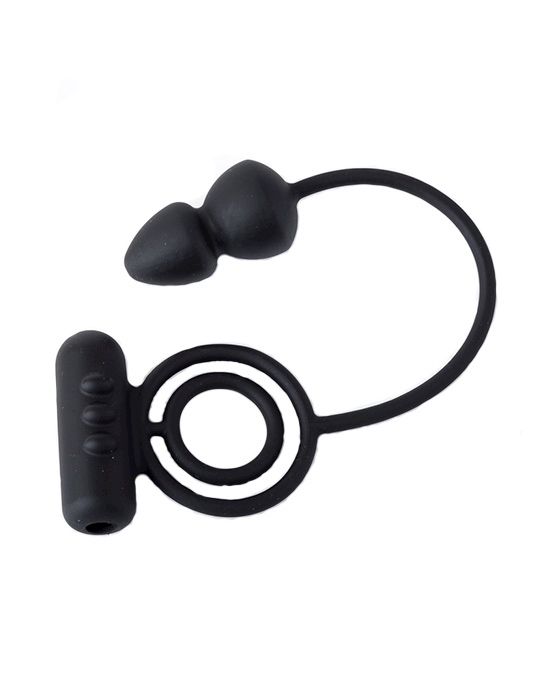Butt Plug And Vibrating Cock Ring