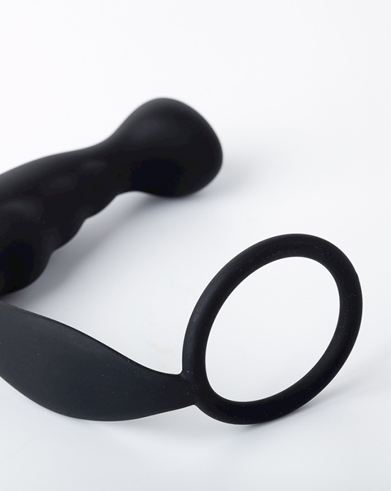 Vibrating P-spot Massager With Cock Ring