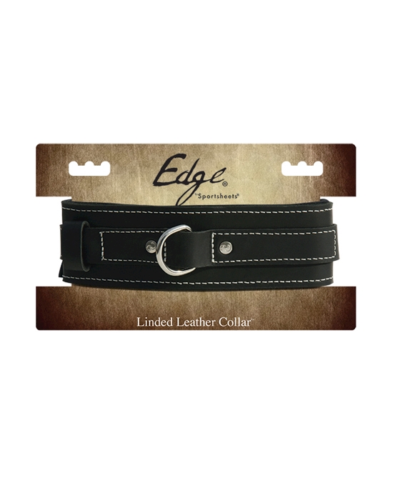 Sportsheets Edge Lined Leather Collar