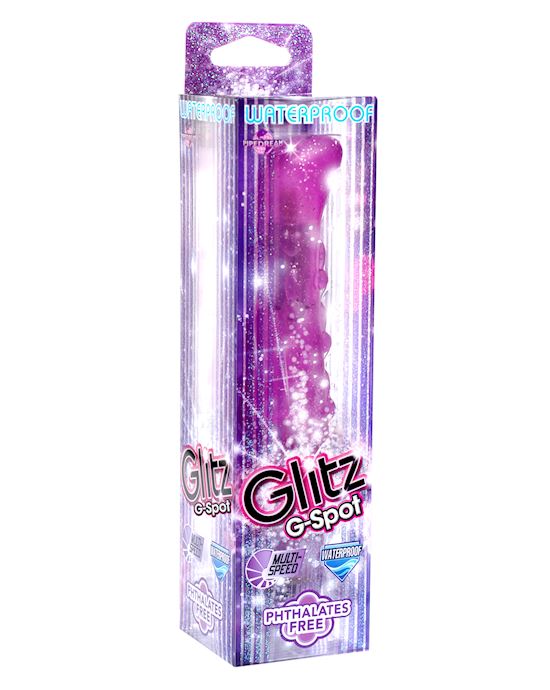 Waterproof G-spot Glitz Purple
