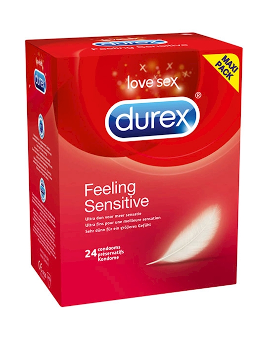 Durex Feeling Sensitive Condoms 24 Pcs
