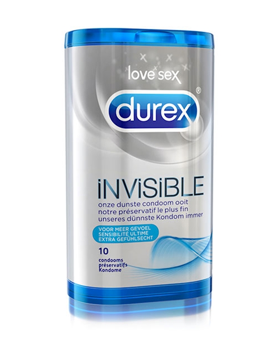 Durex Invisible Condoms 10 Pcs