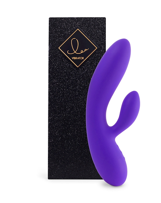 Feelztoys Lea Vibrator Medium Purple Glitter