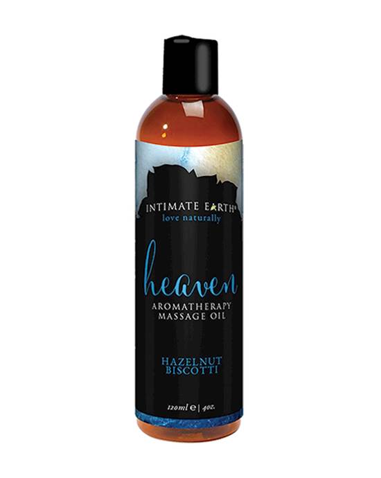 Intimate Earth Heaven Aromatherapy Massage Oil  Hazelnut Biscotti
