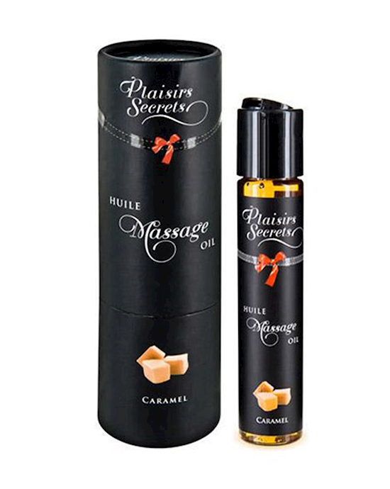 Plaisirs Secrets Massage Oil Caramel