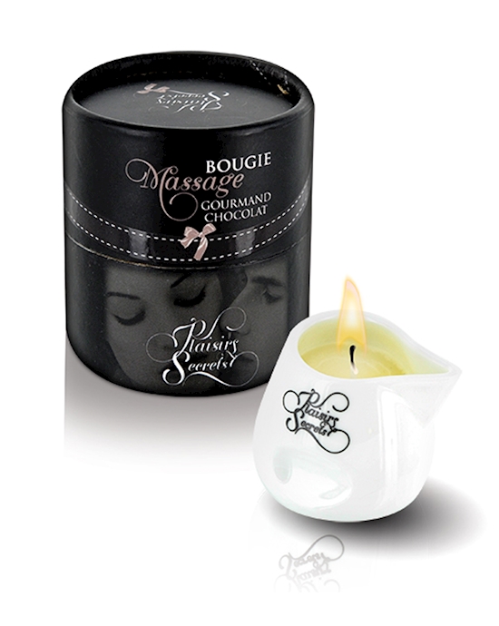 Plaisirs Secrets Massage Candle Chocolate