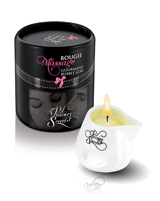 Plaisirs Secrets Massage Candle Bubble Gum