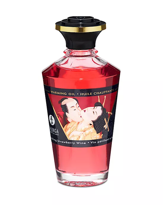 Warming Aphrodisiac Oil  Strawberry Sprakling Wine