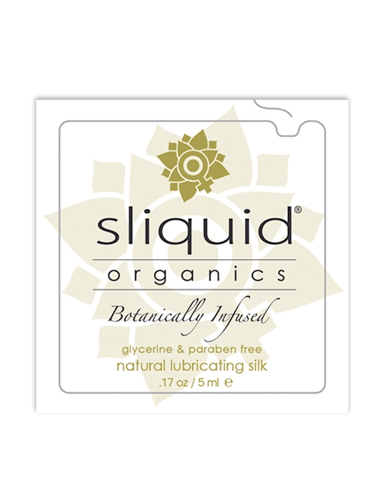 Sliquid Organics Silk Lubricant Pillow 5 Ml