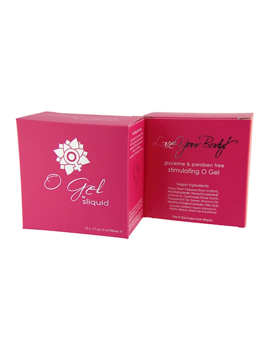 Sliquid Organics O Gel Cube 12 Sachets Pack