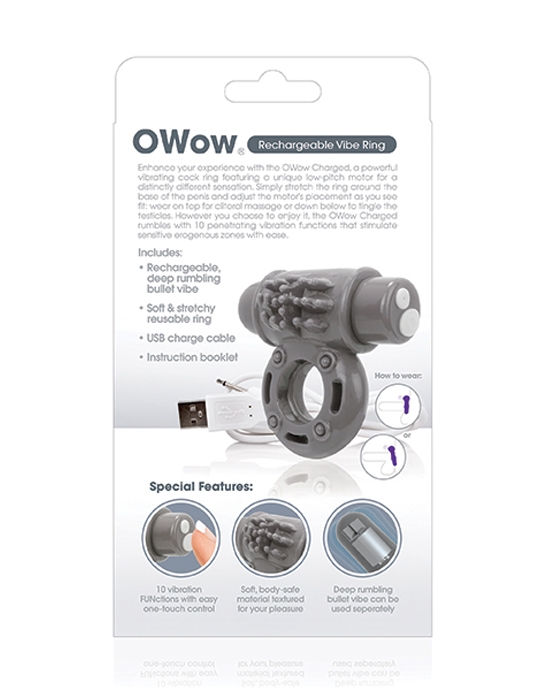 The Screaming O Charged Owow Vibe Ring