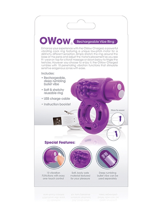 The Screaming O Charged Owow Vibe Ring