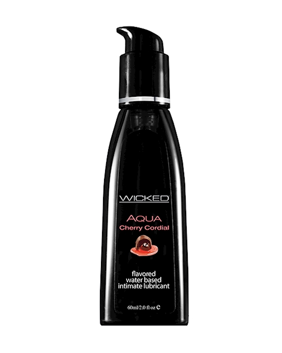 Wicked Aqua Cherry Cordial Waterbased Lubricant 60 Ml