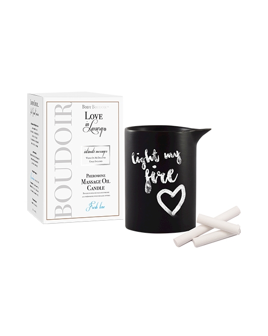 Love In Luxury Soy Massage Candle Fresh Love
