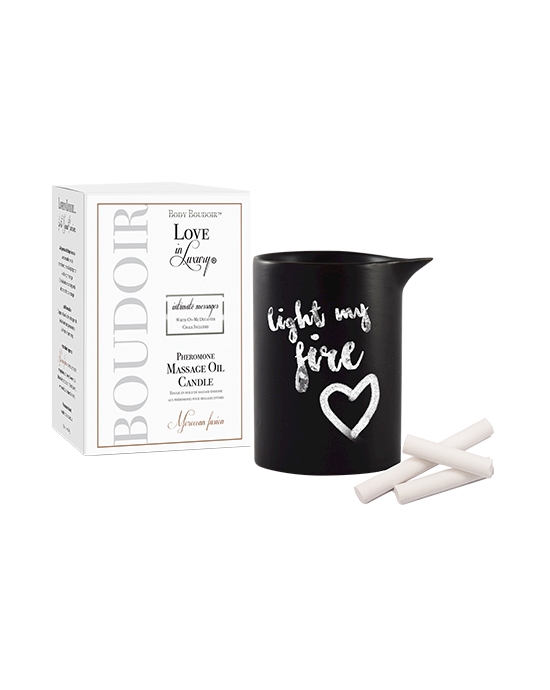 Love In Luxury Soy Massage Candle Moroccan Fusion