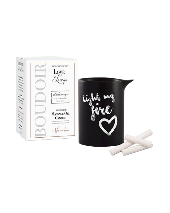 Love in Luxury Soy Massage Candle Moroccan Fusion