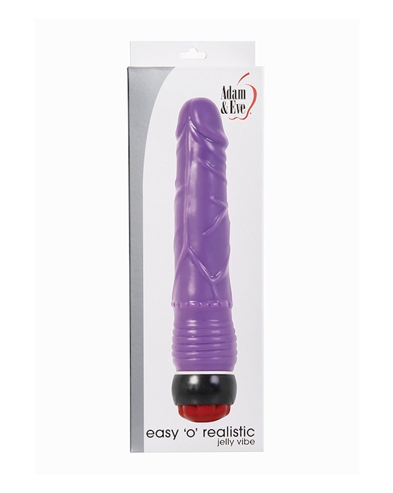 Adam & Eves Easy O Realistic Jelly Vibrator