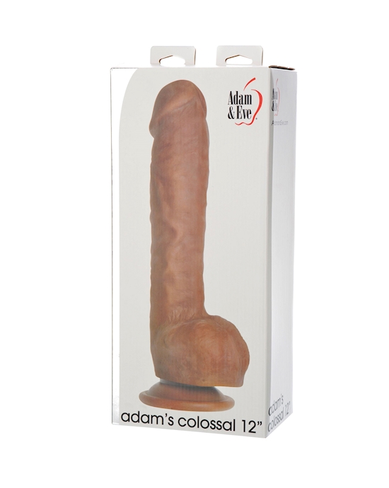 Adam & Eves Colossal 12 Inch Suction Cup Dildo