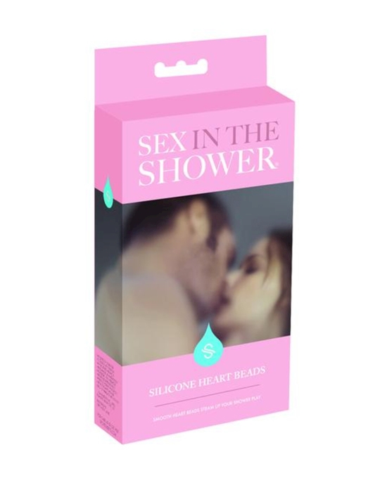 Sex In The Shower Silicone Heart Beads