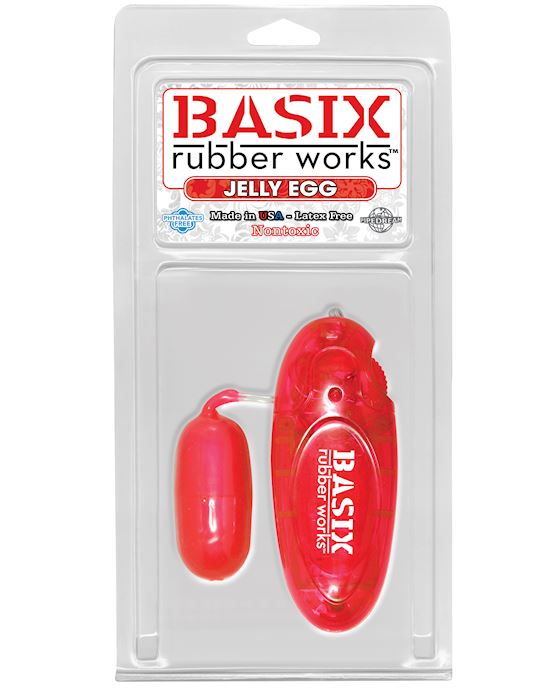 Basix Jelly Egg Red