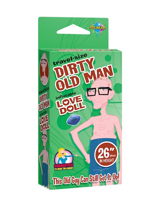 Travel Size Dirty Old Man Inflatable Doll