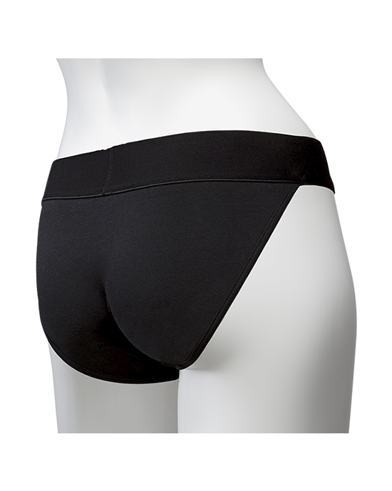 Vac-u-lock Full Back Panty Harness With Plug S/m