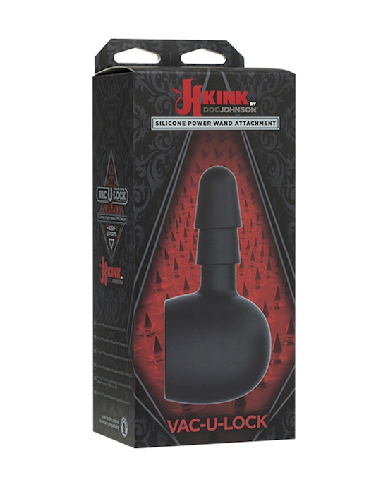Kink Silicone Wand Vac-u-lock Attachment