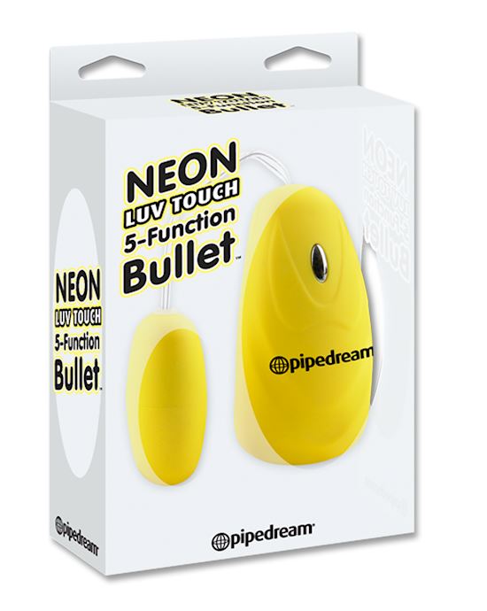 Neon Luv Touch 5 Function Bullet Yellow