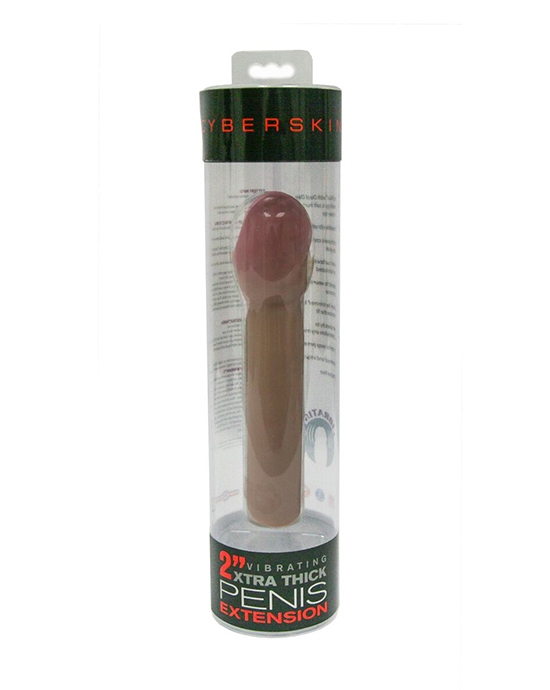 Cyberskin 2 Inch Xtra Thick Vibrating Transformer Penis Extension