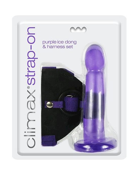 Climax Strap-on  Ice Dong & Harness Set