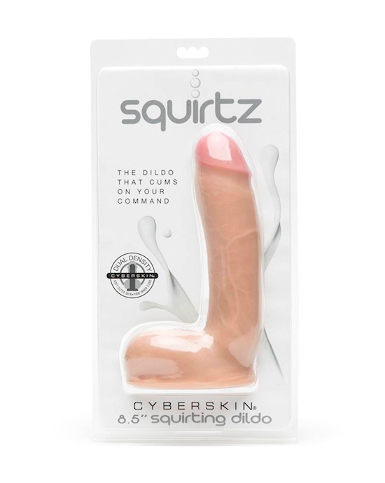 Squirtz Cyberskin 8.5 Inch Squirting Dildo