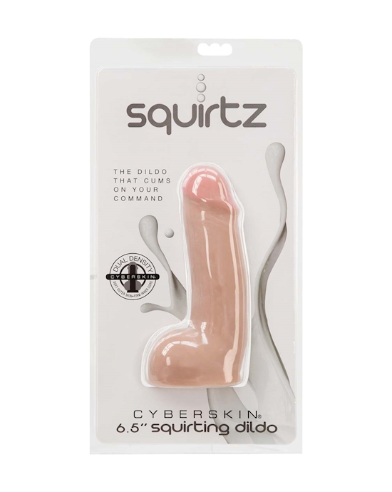 Squirtz Cyberskin 6.5inch Squirting Dildo