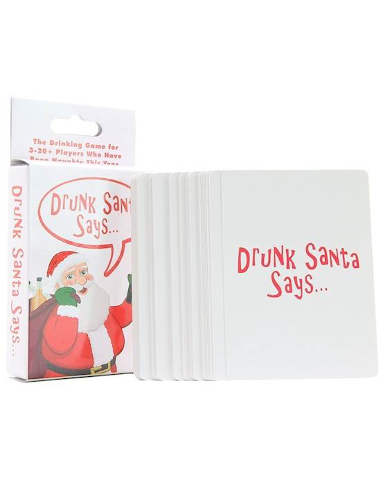 Drunk Santa Says  Drinking Card Game