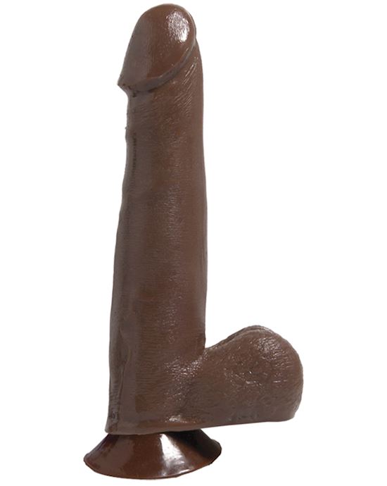 Basix 7.5 Inch Dong W Suction Brown