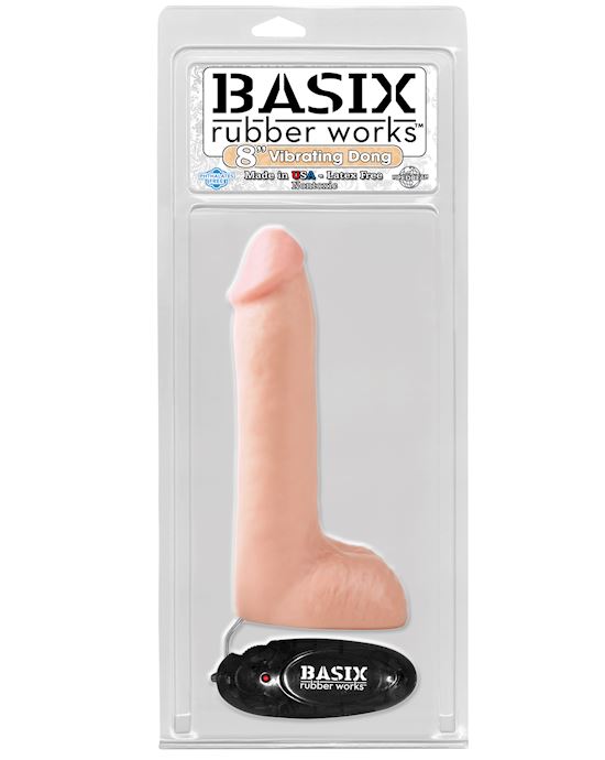 Basix 8 Inch Vibrating Dong