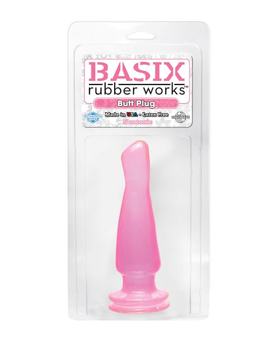 Basix 5 Inch Butt Plug Pink