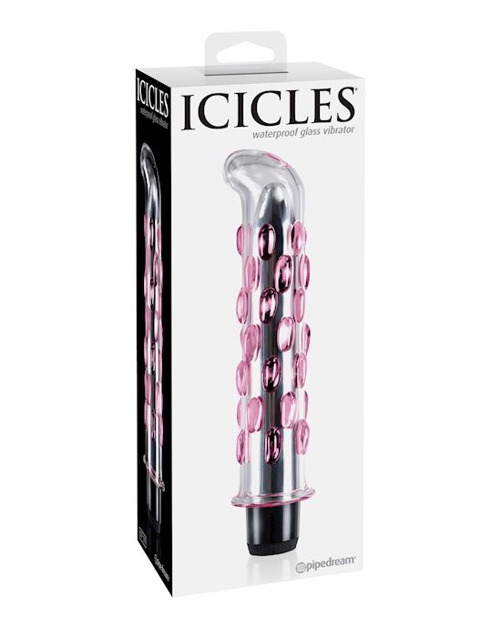 Icicles Hand Blown Glass Massager No 19